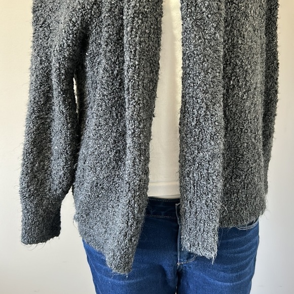 Abercrombie and Fitch Chunky Longline Duster Cardigan Sweater Grey Sz Small - Picture 3 of 8